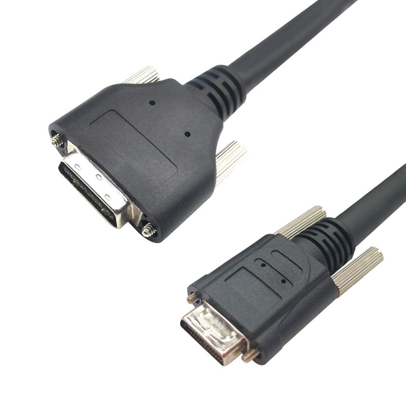 Camera Link工业相机线MDR26 大对 SDR26 小柔拖链线