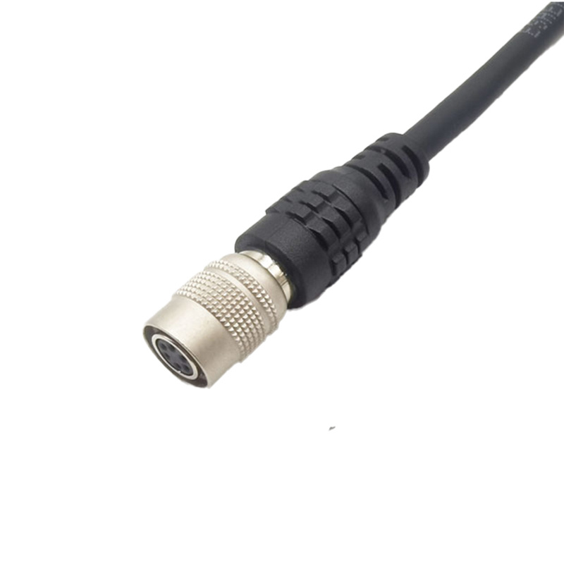 HRS HR10A-7P-6P 6pin 母头 工业相机IO触发线电源线高柔拖链普通款2种